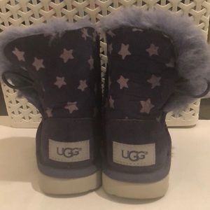 Uggs Size 7 Purple with Stars